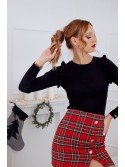 Red and green checkered mini skirt 80077 - Online store - Boutique